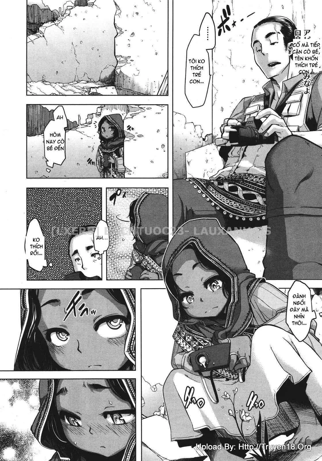 HentaiVN.net - Ảnh 6 - Flower on the Battlefield [Senjou No Hana; Đóa Hoa Nơi Lửa Đạn] - Chap 1