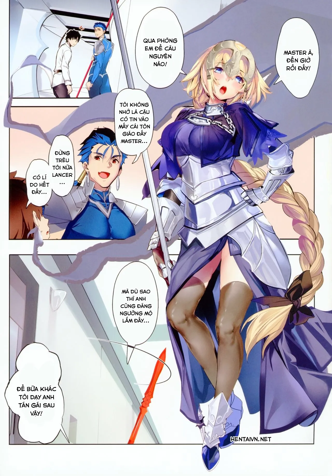 HentaiVN.net - Ảnh 3 - Hoá ra Thánh Nữ cũng chả còn trinh (Fate/grand order) [Hishojo ; 非処女] - Chap 1
