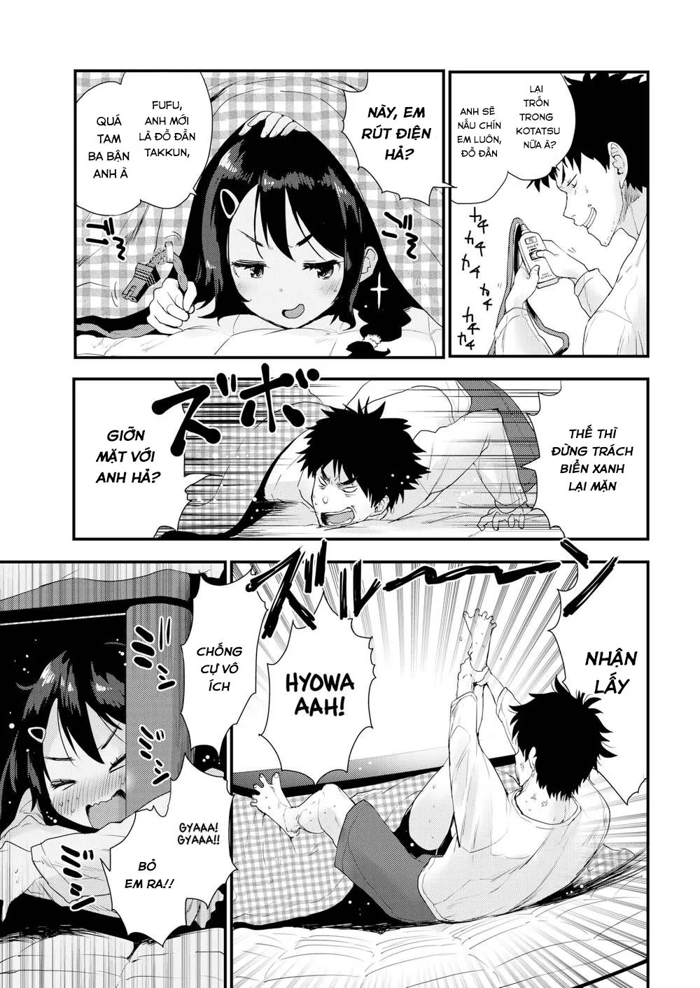 HentaiVN.net - Ảnh 5 - Địt lộn trong Kotatsu [Kotatsu Fight] - Chap 1