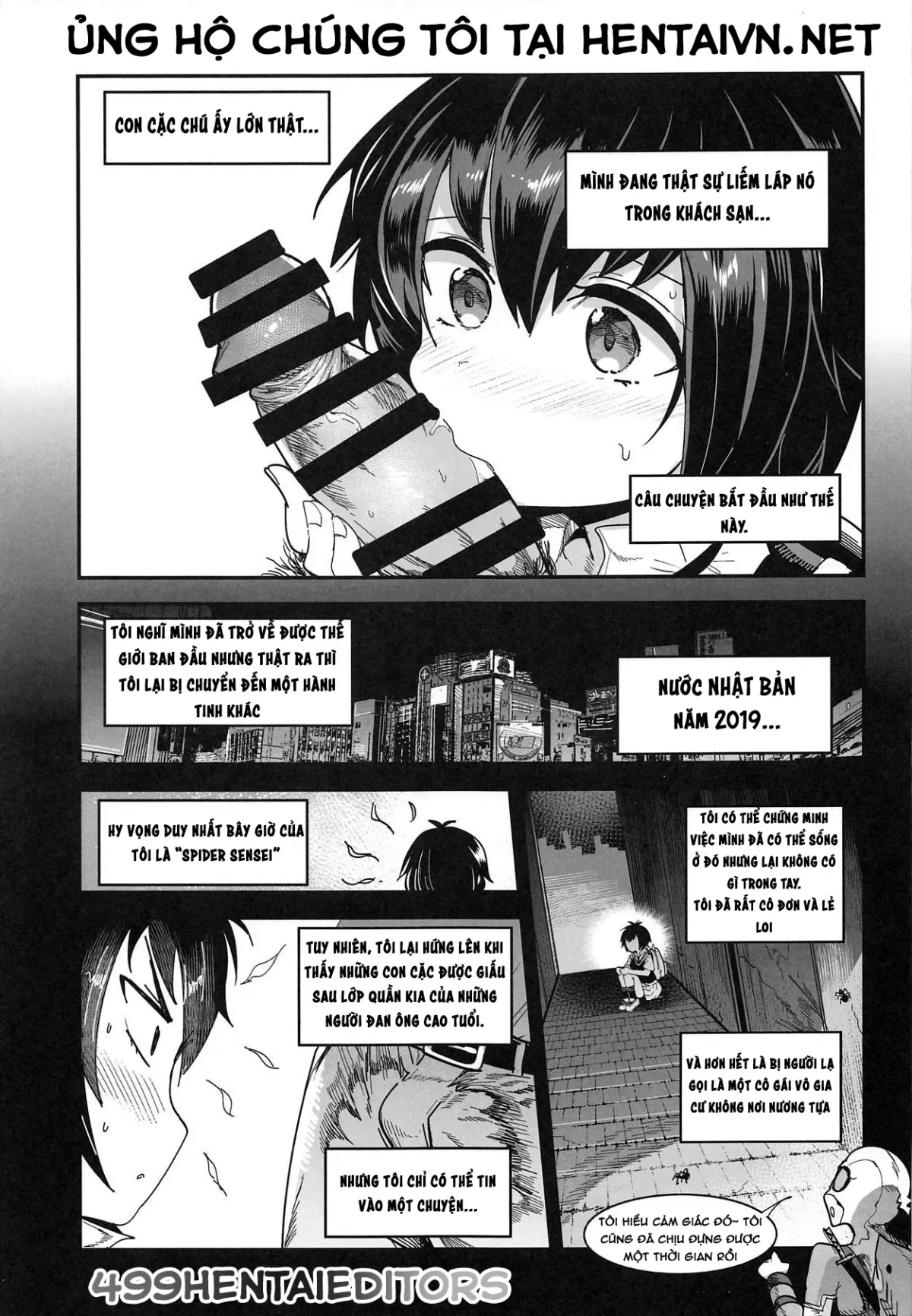 HentaiVN.net - Ảnh 3 - Peni Parker: Xa Nhà [Peni Parker no Usui Hon ni wa Ooinaru Sekinin ga Tomonau (Spider-Man)] - Chap 1
