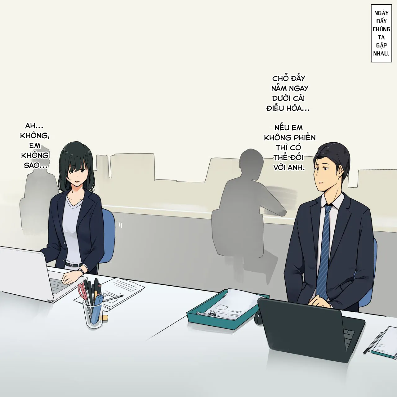 HentaiVN.net - Ảnh 3 - Hitomishiri Douryou Joshi to Micchaku Sex Suru Ohanashi - Chap 1
