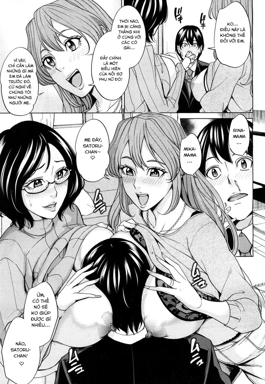 HentaiVN.net - Ảnh 10 - Mama Tomo Harem - Chap 1