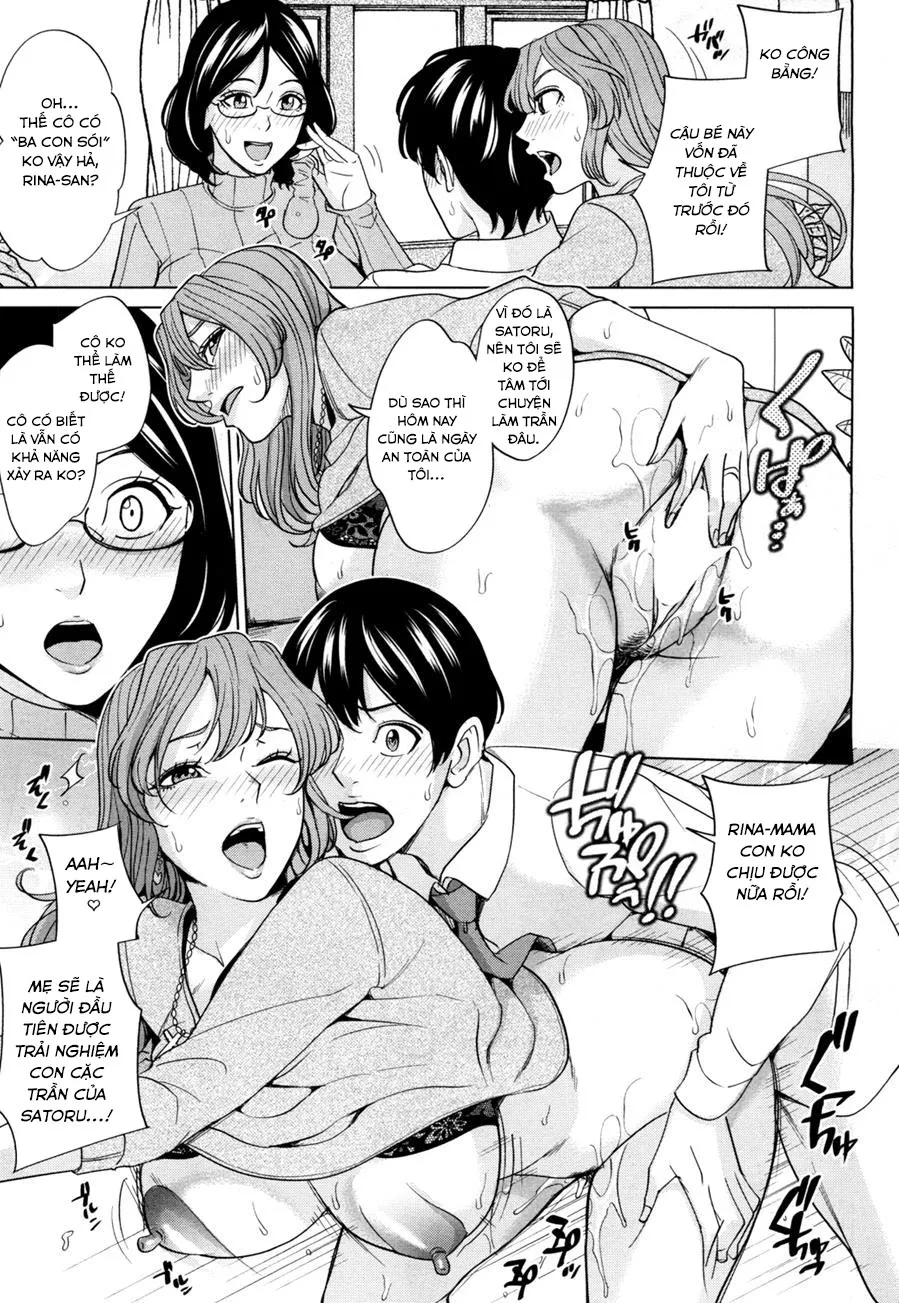 HentaiVN.net - Ảnh 22 - Mama Tomo Harem - Chap 1