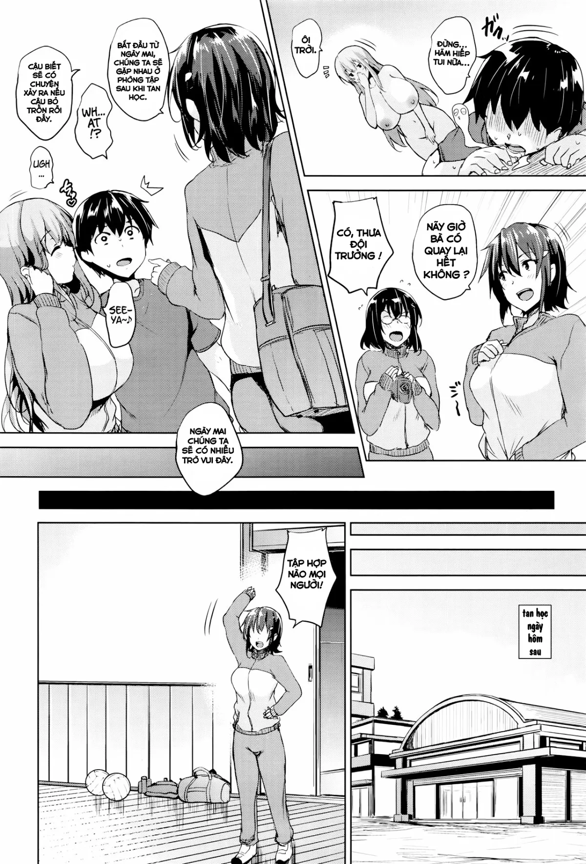 HentaiVN.net - Ảnh 28 - Twin Ball Love Attack [Đội bóng dam dang và thanh niên tội nghiệp] - Chap 1