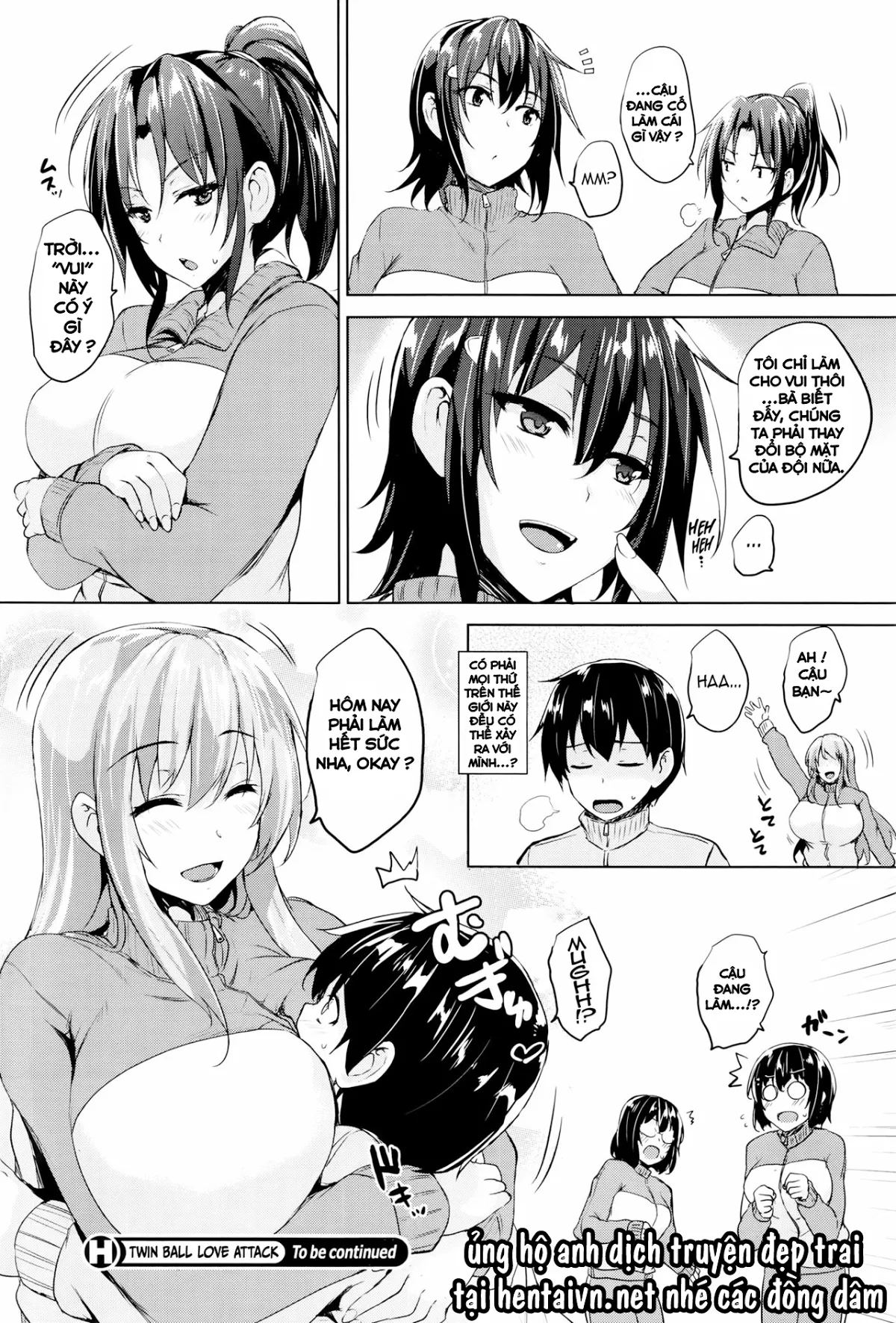 HentaiVN.net - Ảnh 30 - Twin Ball Love Attack [Đội bóng dam dang và thanh niên tội nghiệp] - Chap 1