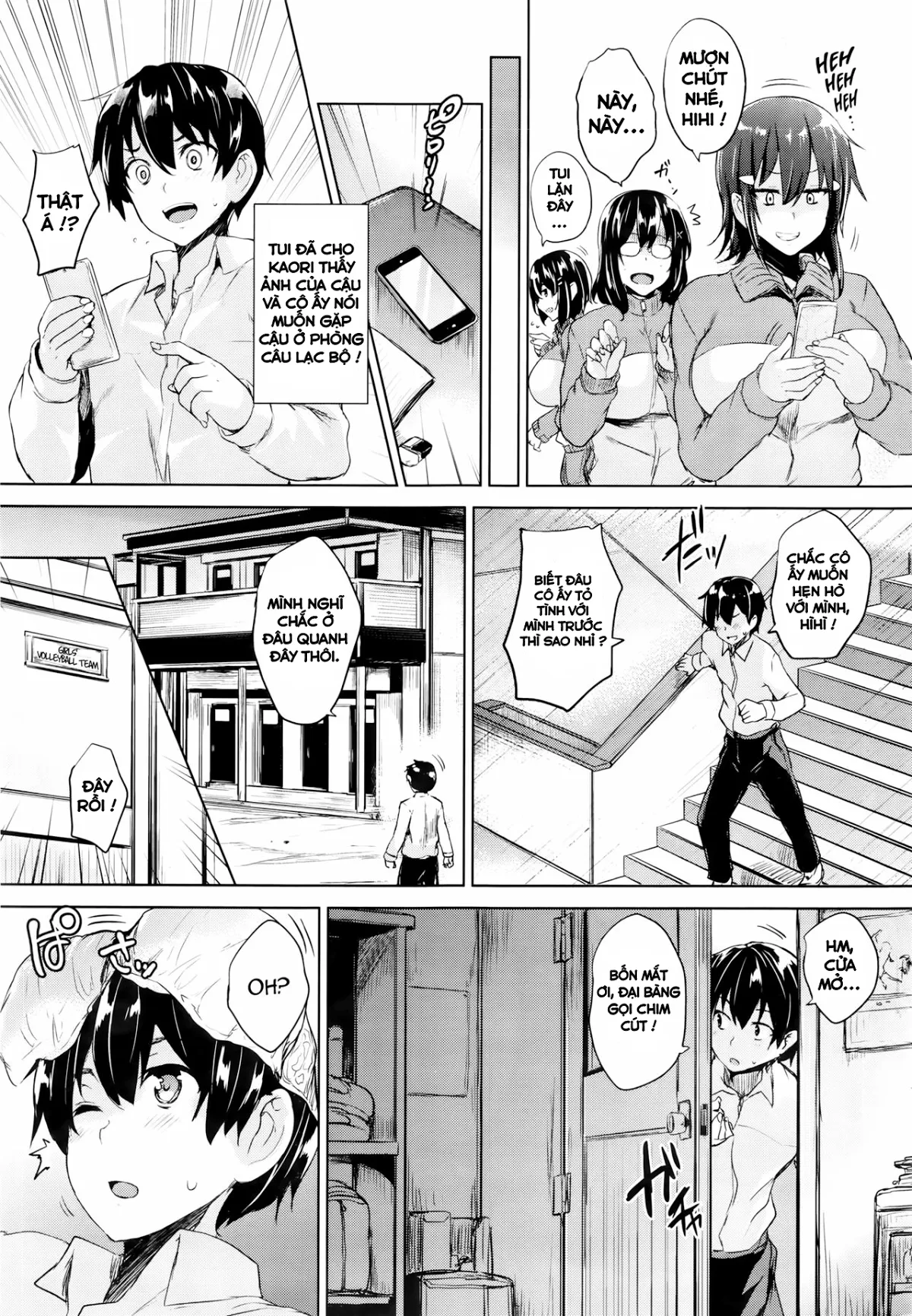 HentaiVN.net - Ảnh 3 - Twin Ball Love Attack [Đội bóng dam dang và thanh niên tội nghiệp] - Chap 1