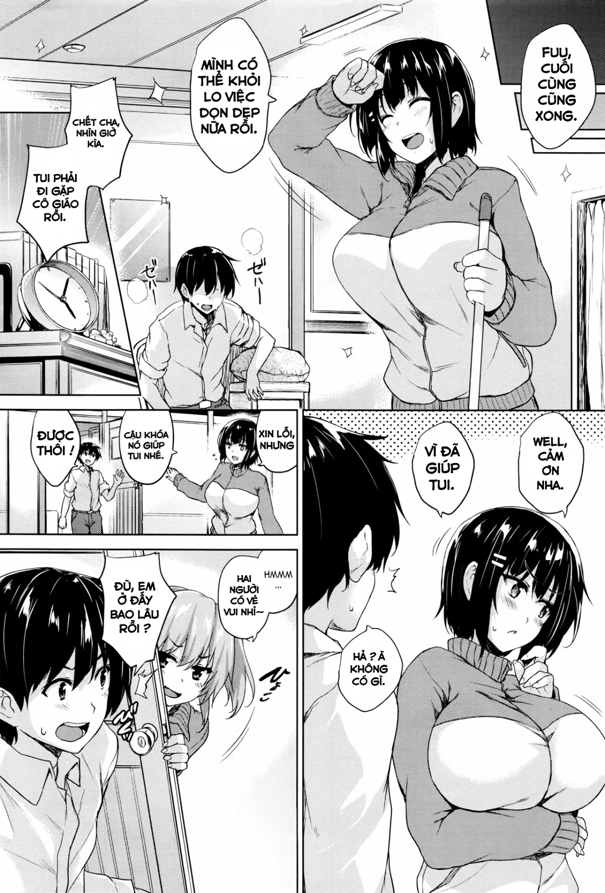HentaiVN.net - Ảnh 4 - Twin Ball Love Attack [Đội bóng dam dang và thanh niên tội nghiệp] - Chap 2