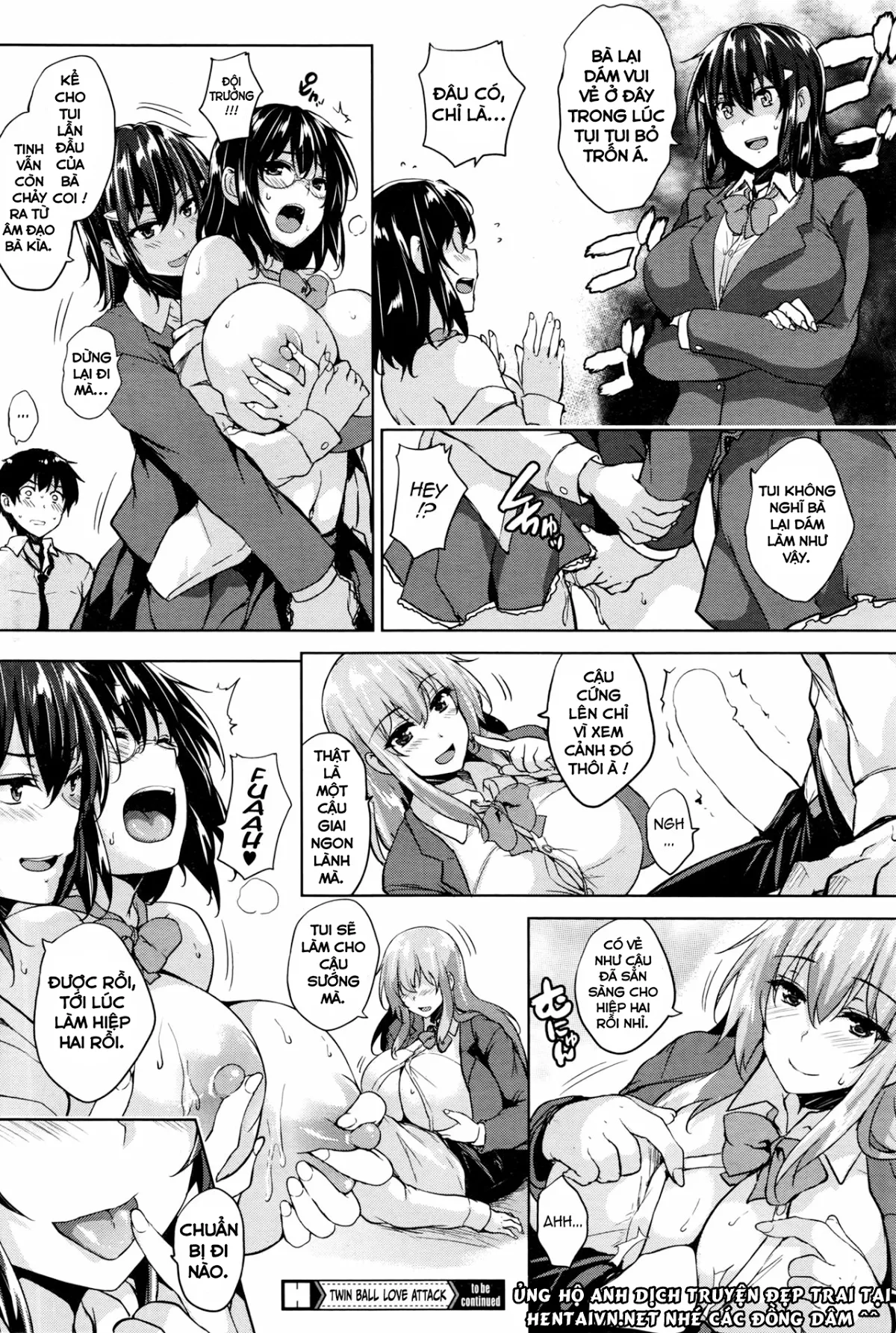 HentaiVN.net - Ảnh 24 - Twin Ball Love Attack [Đội bóng dam dang và thanh niên tội nghiệp] - Chap 3