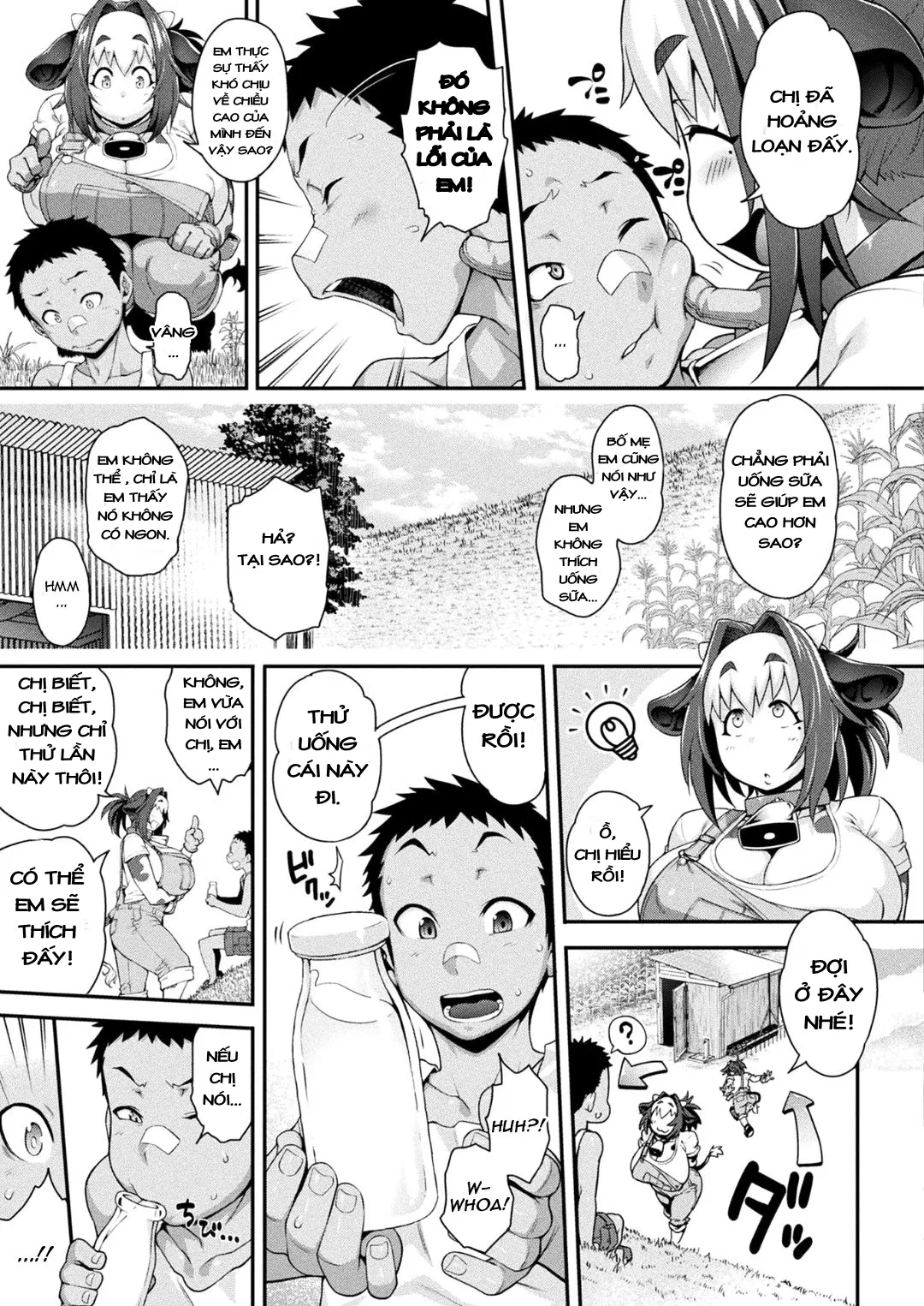 HentaiVN.net - Ảnh 5 - Animal Girl Hotline ~Cow Girl Bell~ [けものっ娘通信 ～牛娘ベル～] - Chap 1