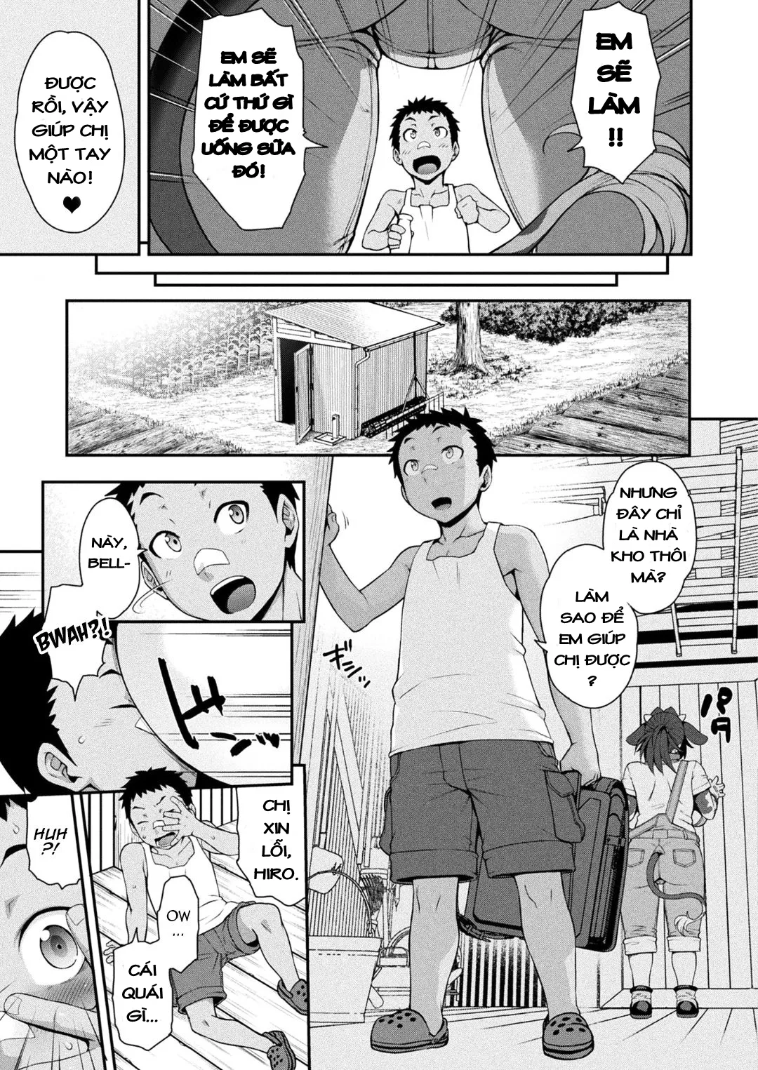HentaiVN.net - Ảnh 7 - Animal Girl Hotline ~Cow Girl Bell~ [けものっ娘通信 ～牛娘ベル～] - Chap 1