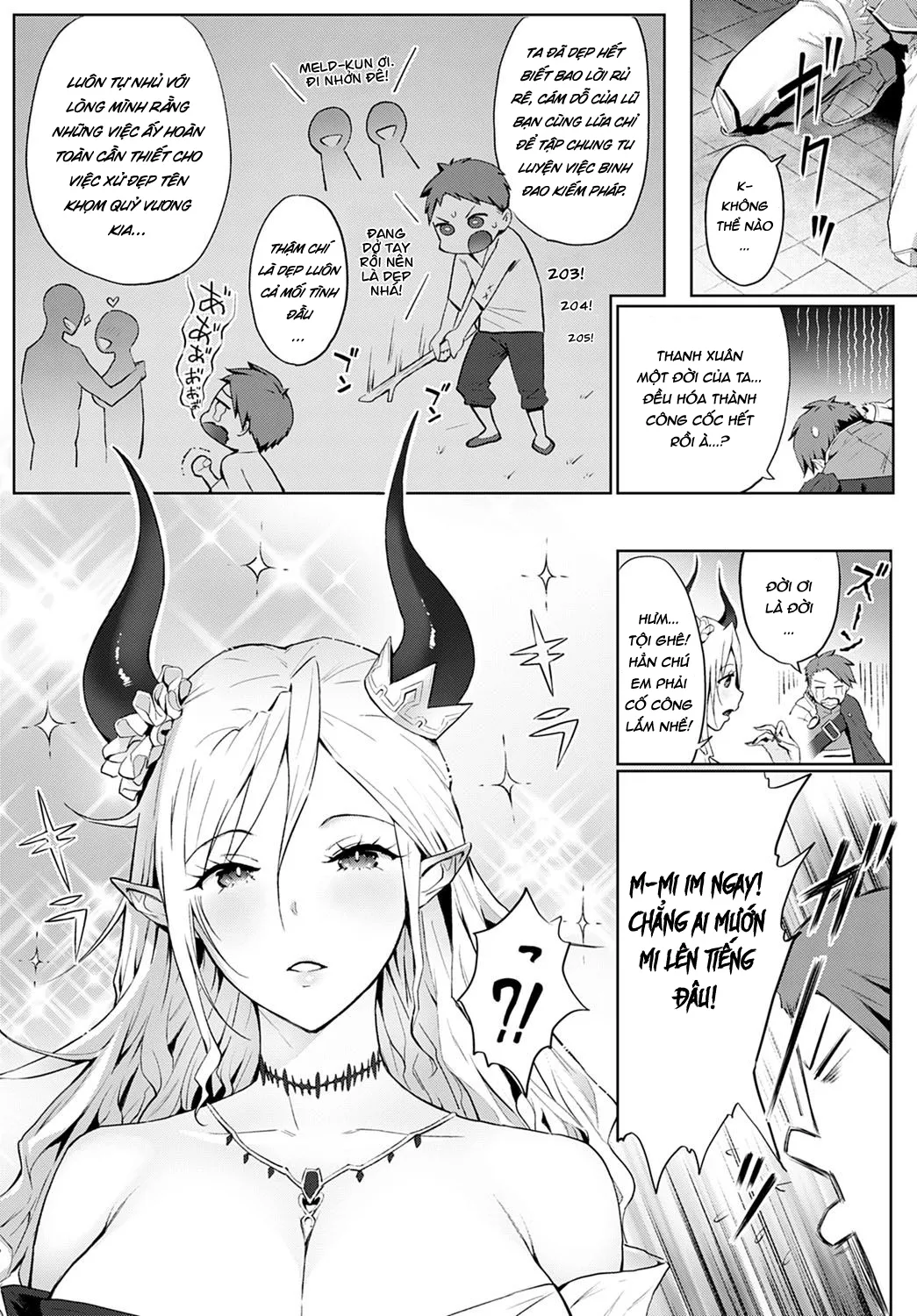 HentaiVN.net - Ảnh 3 - Omae no You na Maou ga Iru ka!! [お前のような魔王がいるか!!] - Chap 1