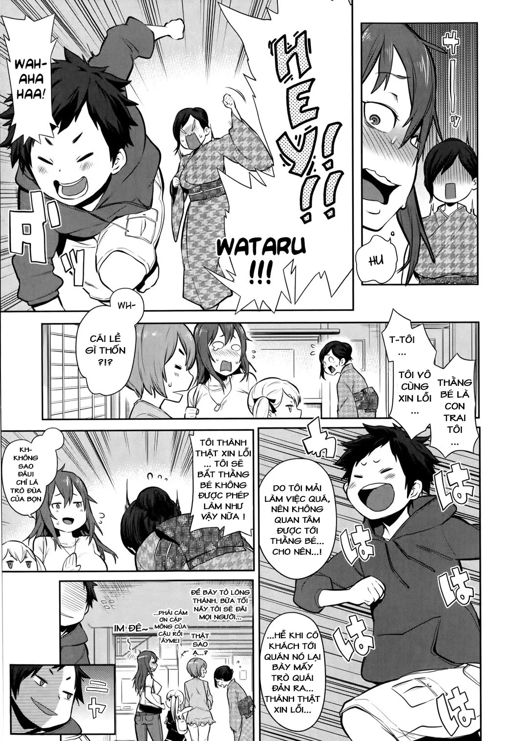 HentaiVN.net - Ảnh 4 - Dai Rankou! One Shota Onsen ~Ofuro de Yaritai Houdai - Chap 1