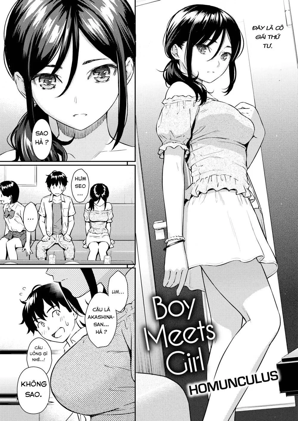 HentaiVN.net - Ảnh 3 - Cuộc gặp bất ngờ [Boy Meets Girl] - Chap 1