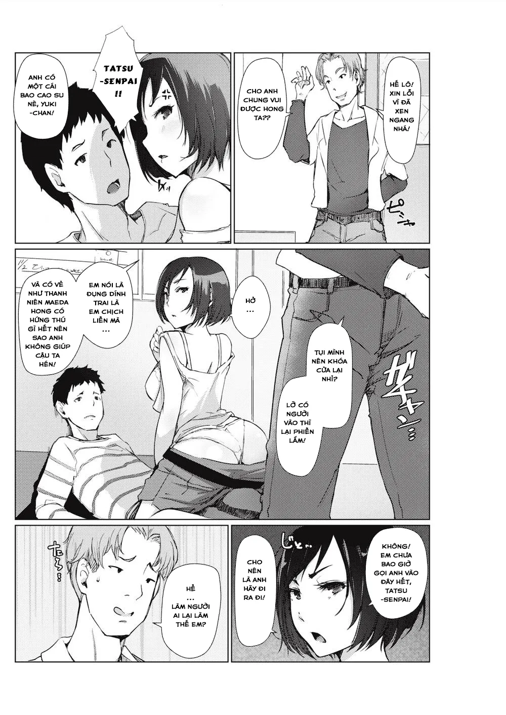 HentaiVN.net - Ảnh 5 - Mượn Bím Tỏ Tình! [Confession Comes After Sex] - Chap 1