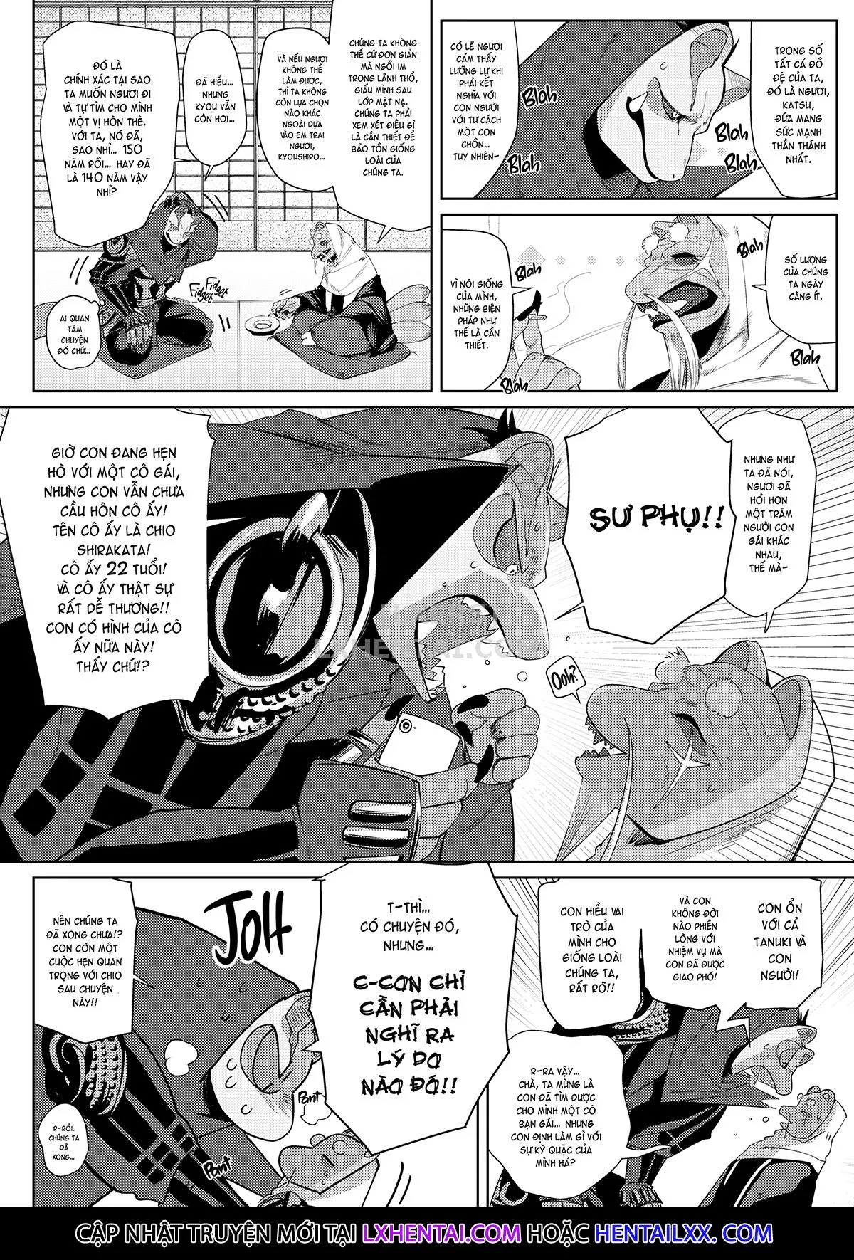 HentaiVN.net - Ảnh 7 - The Tanuki's Lover - Chap 1
