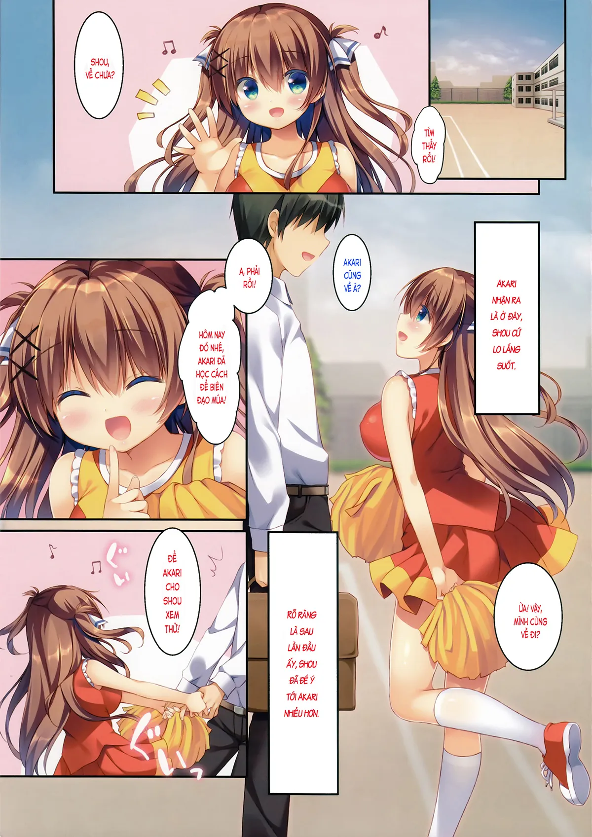 HentaiVN.net - Ảnh 4 - Bạn nối khố, Akari [幼馴染のあかり; Osananajimi no Akari] - Chap 2