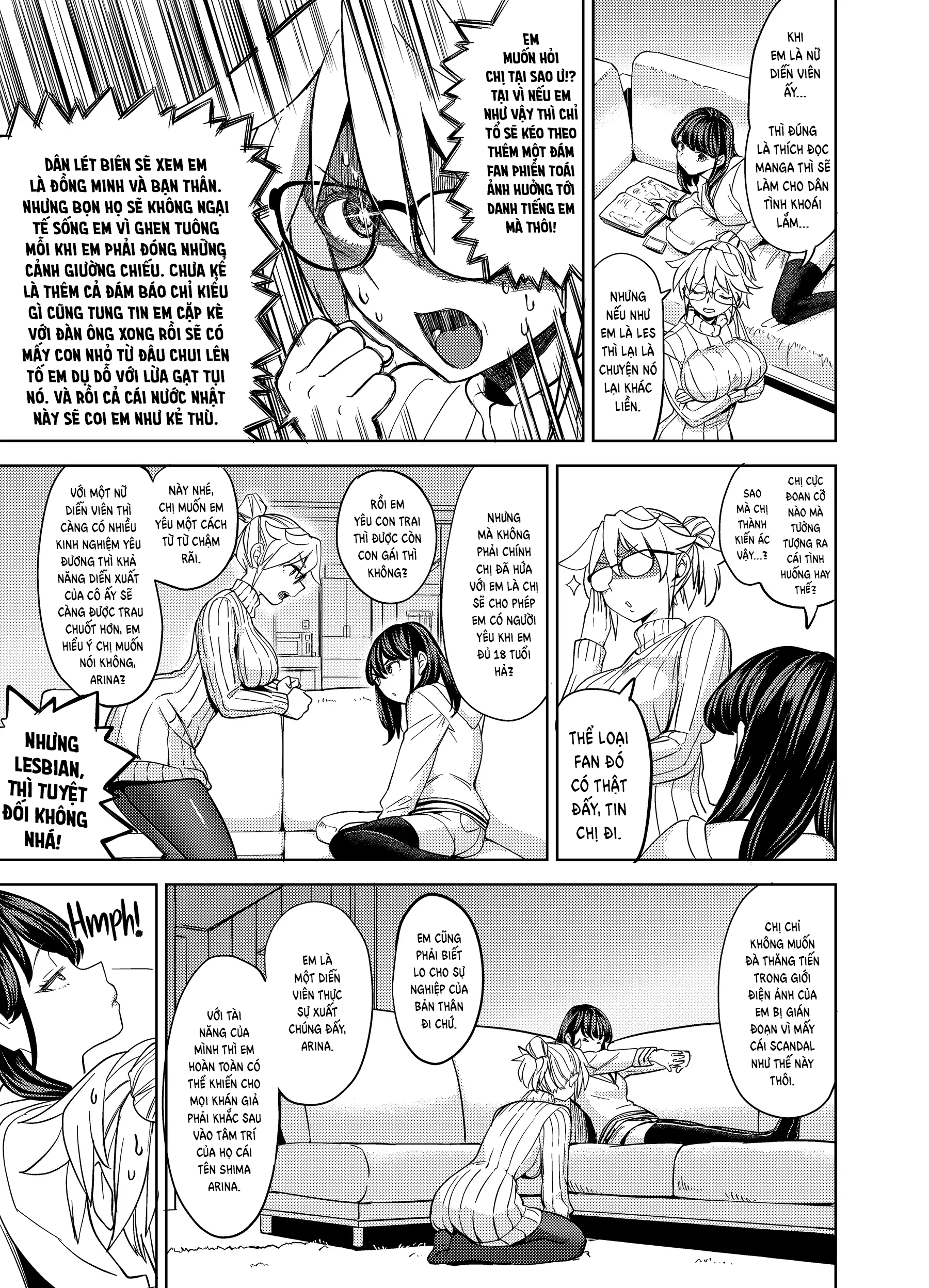 HentaiVN.net - Ảnh 5 - Nữ minh tinh Arina và Cô quản lý Kazumi - Chap 1