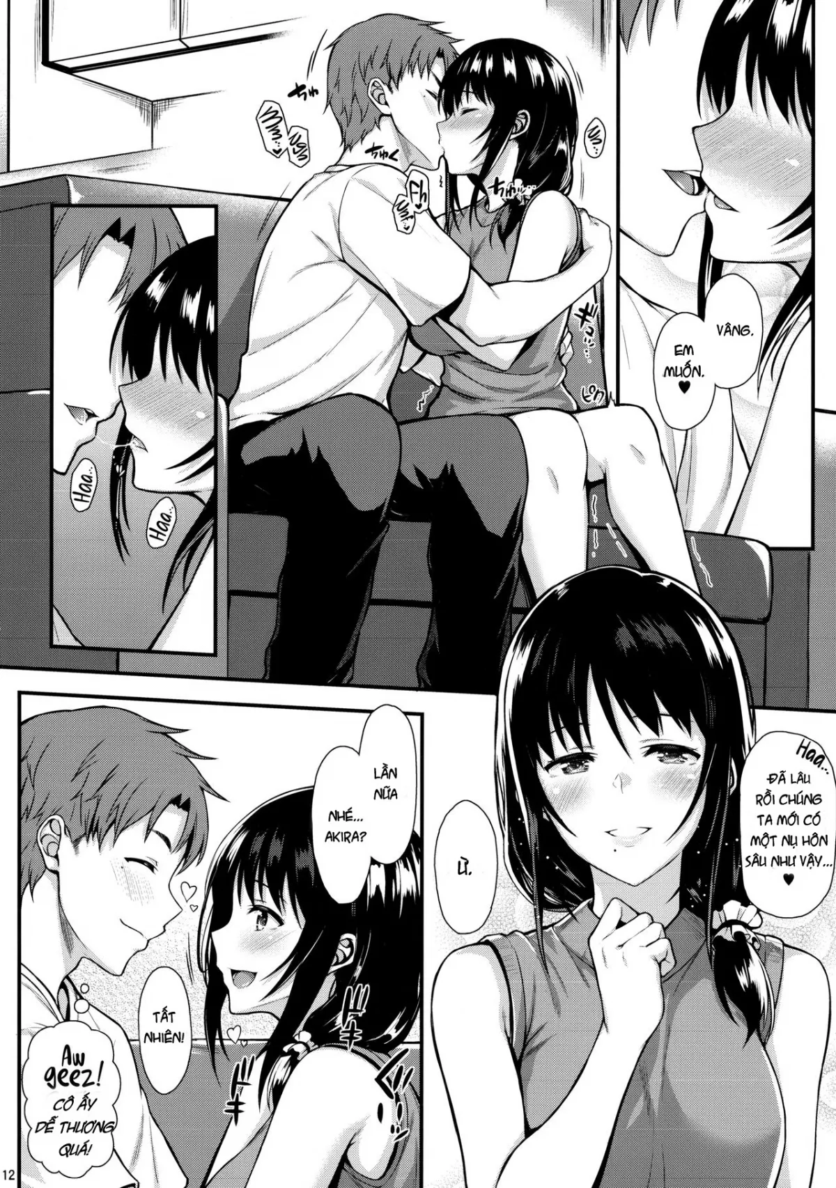 HentaiVN.net - Ảnh 10 - Megumi-san to Kozukuri Ecchi [Babymaking Sex with Megumi] - Chap 1