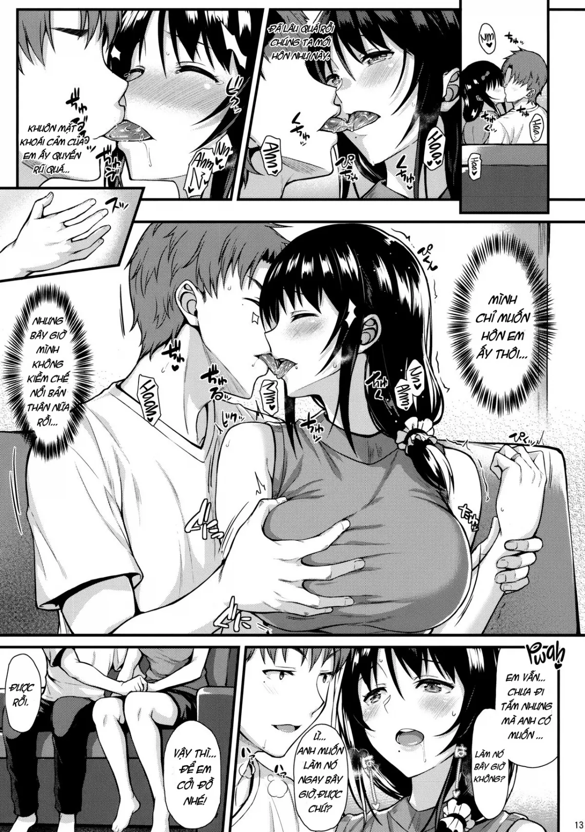HentaiVN.net - Ảnh 11 - Megumi-san to Kozukuri Ecchi [Babymaking Sex with Megumi] - Chap 1