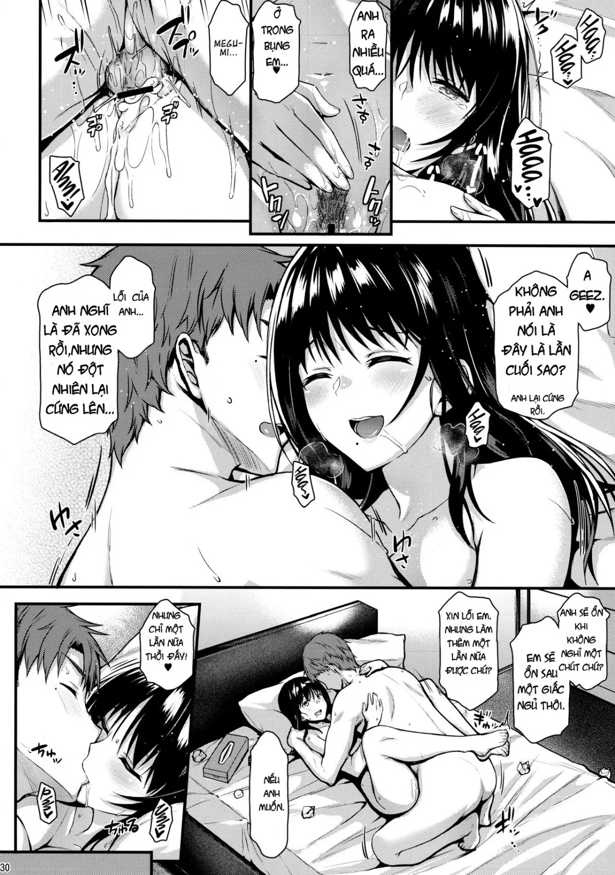 HentaiVN.net - Ảnh 28 - Megumi-san to Kozukuri Ecchi [Babymaking Sex with Megumi] - Chap 1