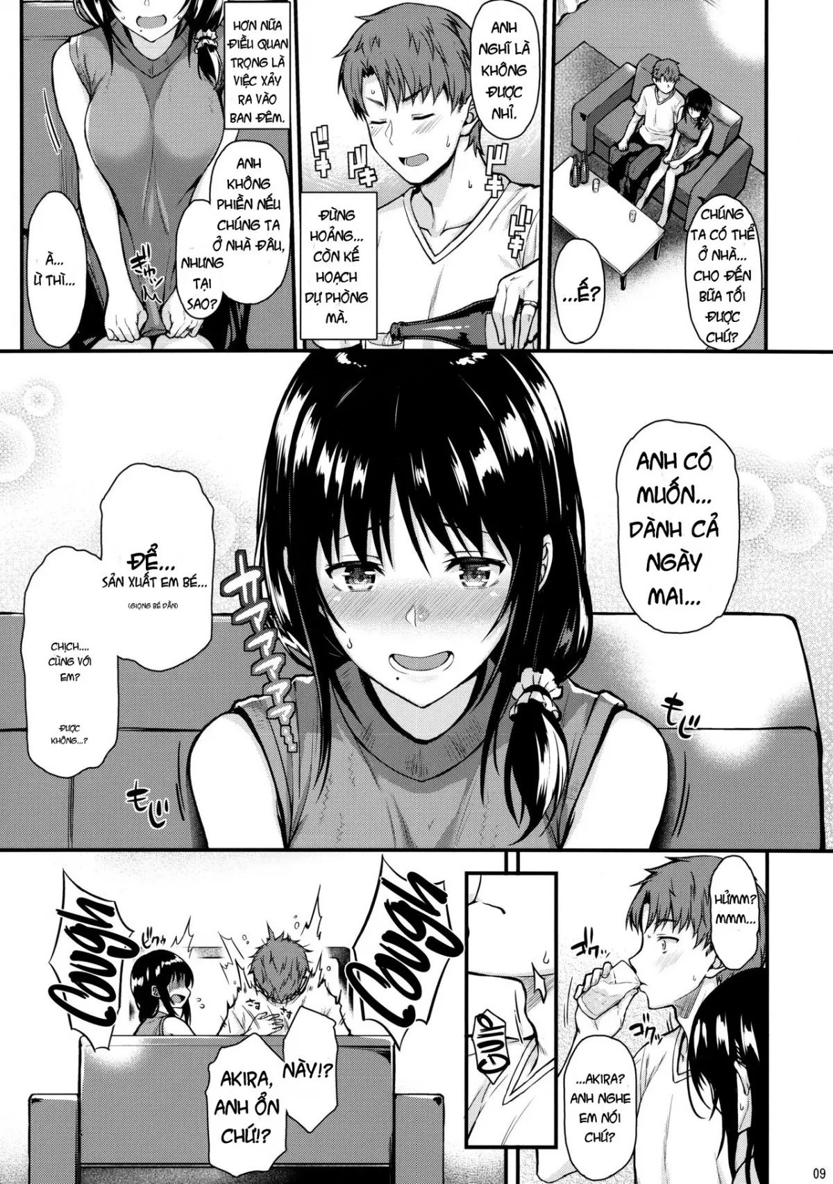HentaiVN.net - Ảnh 7 - Megumi-san to Kozukuri Ecchi [Babymaking Sex with Megumi] - Chap 1