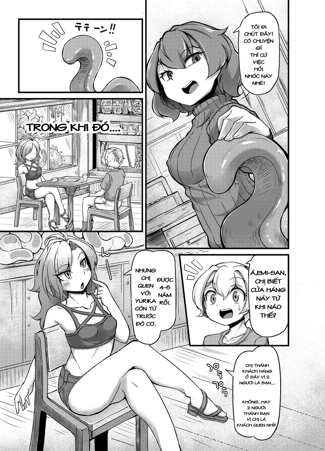 HentaiVN.net - Ảnh 13 - Anata no Machi no Shokushuyasan 2 [Your Neighborhood Tentacle Shop 2] - Chap 1