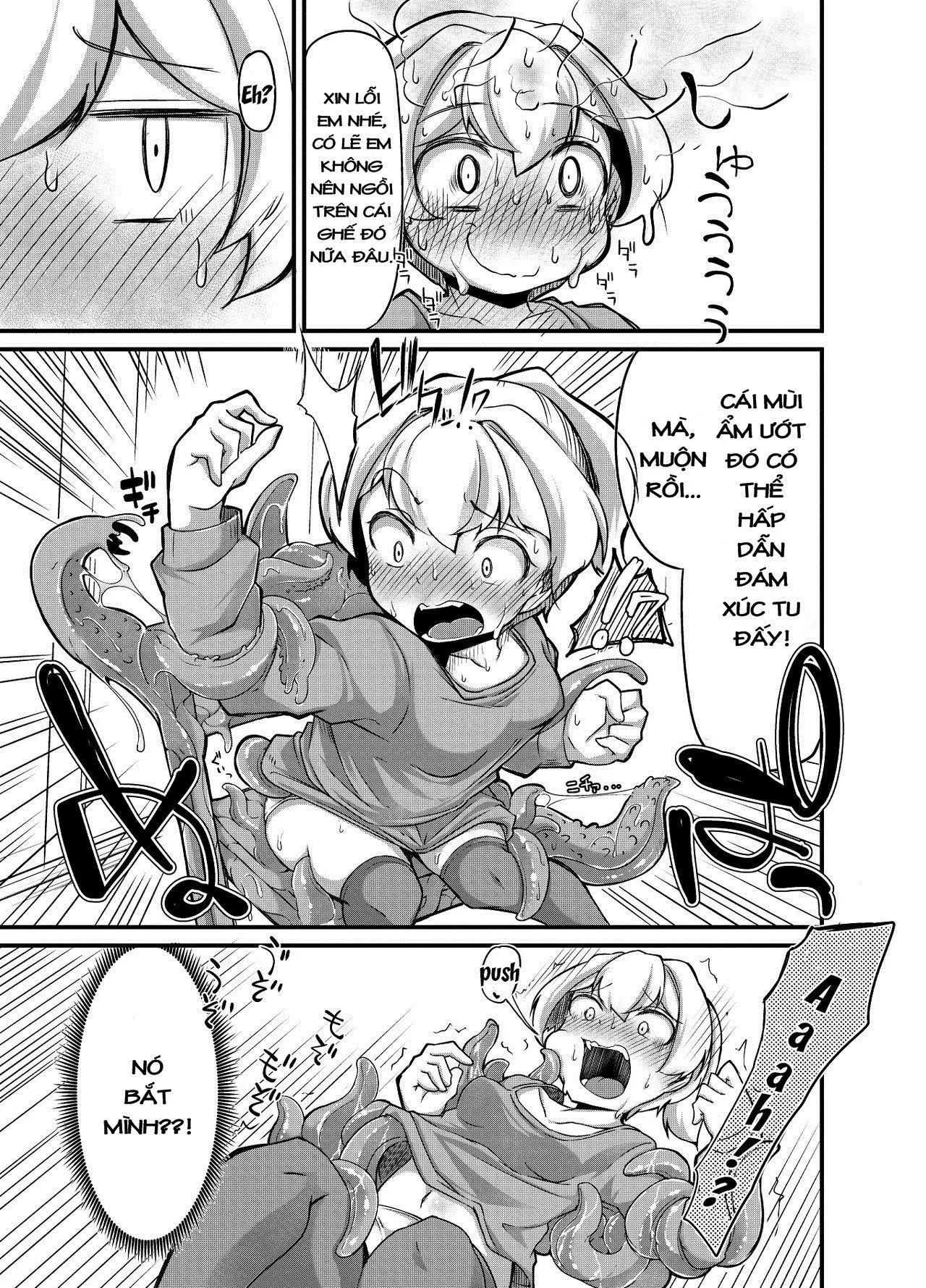 HentaiVN.net - Ảnh 19 - Anata no Machi no Shokushuyasan 2 [Your Neighborhood Tentacle Shop 2] - Chap 1