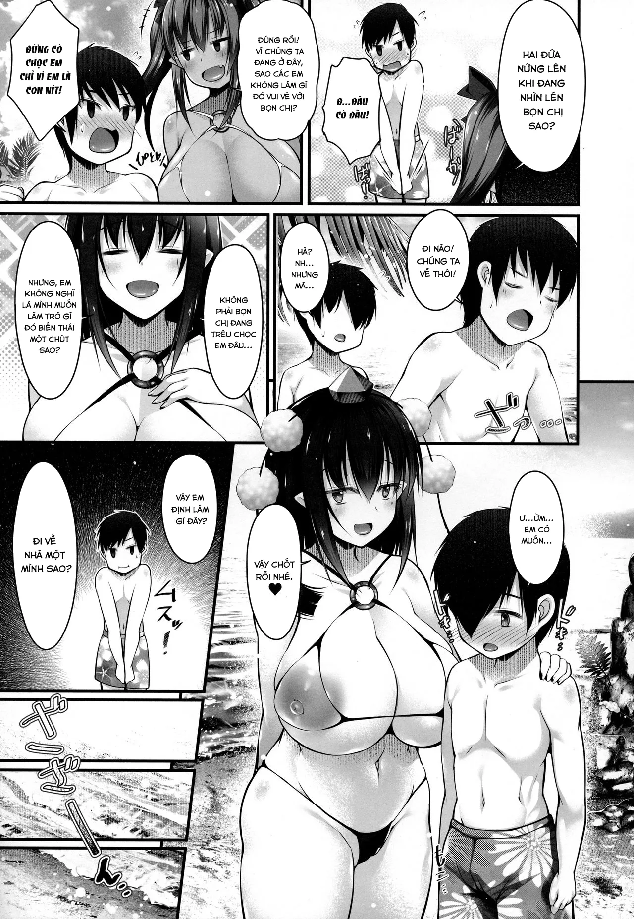 HentaiVN.net - Ảnh 7 - Bitch na Tengu no Onee-chan to Ikenai Natsuyasumi (Touhou Project) - Chap 1