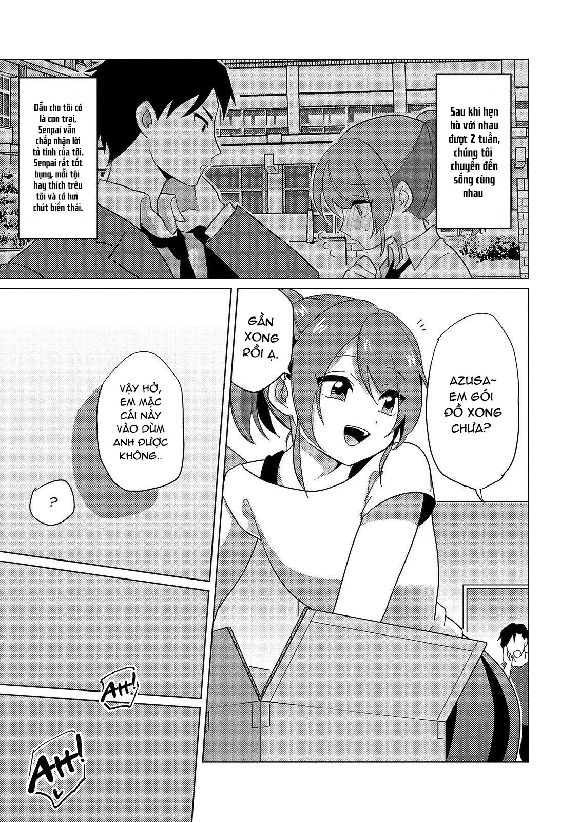 HentaiVN.net - Ảnh 4 - Boku to Senpai no Dousei Seikatsu - Chap 1