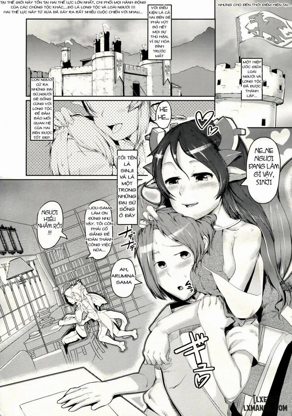 HentaiVN.net - Ảnh 4 - Karyuu Koujo Wa Kimagure Ni!! - Chap 1