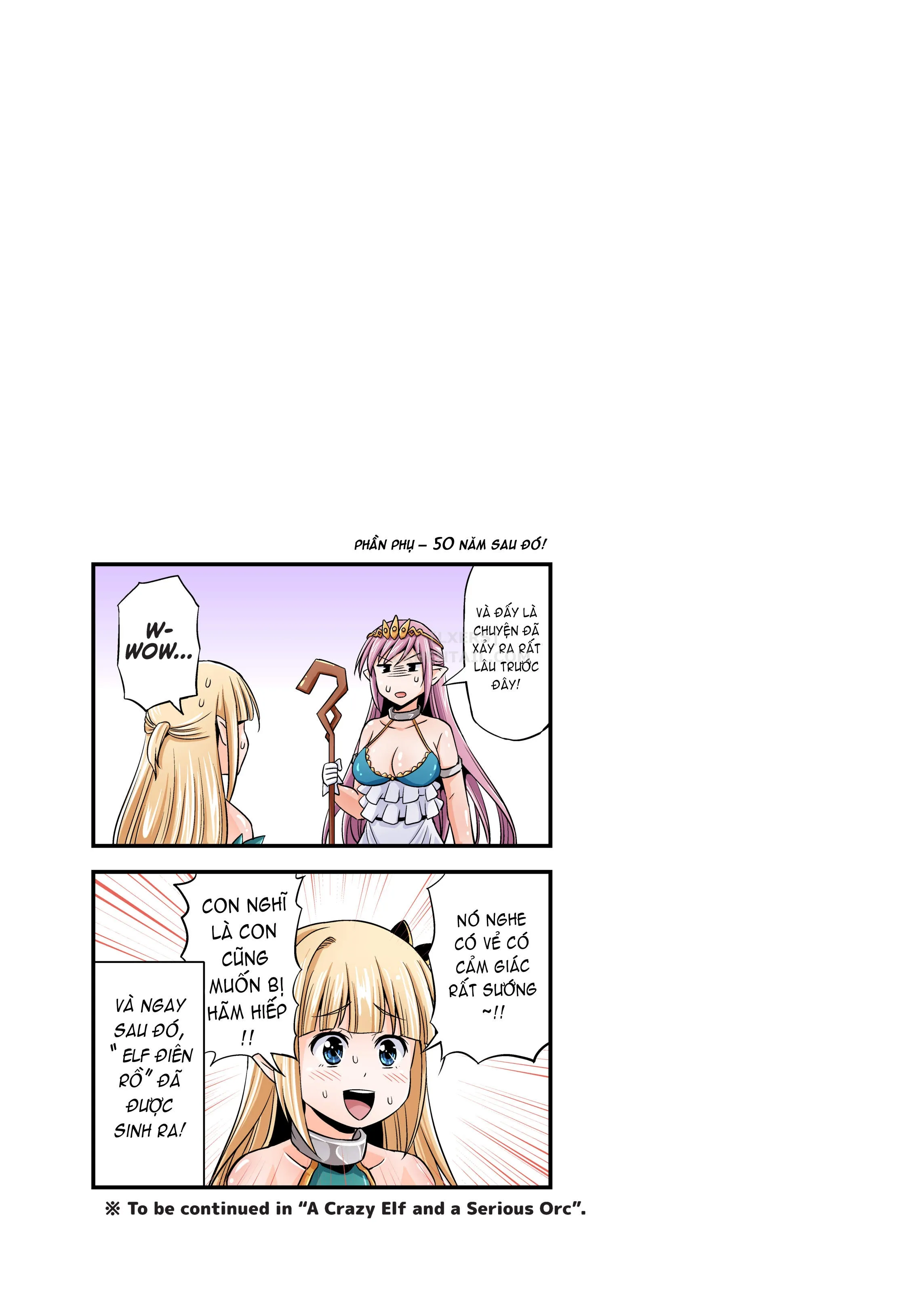 HentaiVN.net - Ảnh 21 - The Obstinate Elf Knight Princess VS The Orc's Ultimate Female Subjugation Squad - Chap 1
