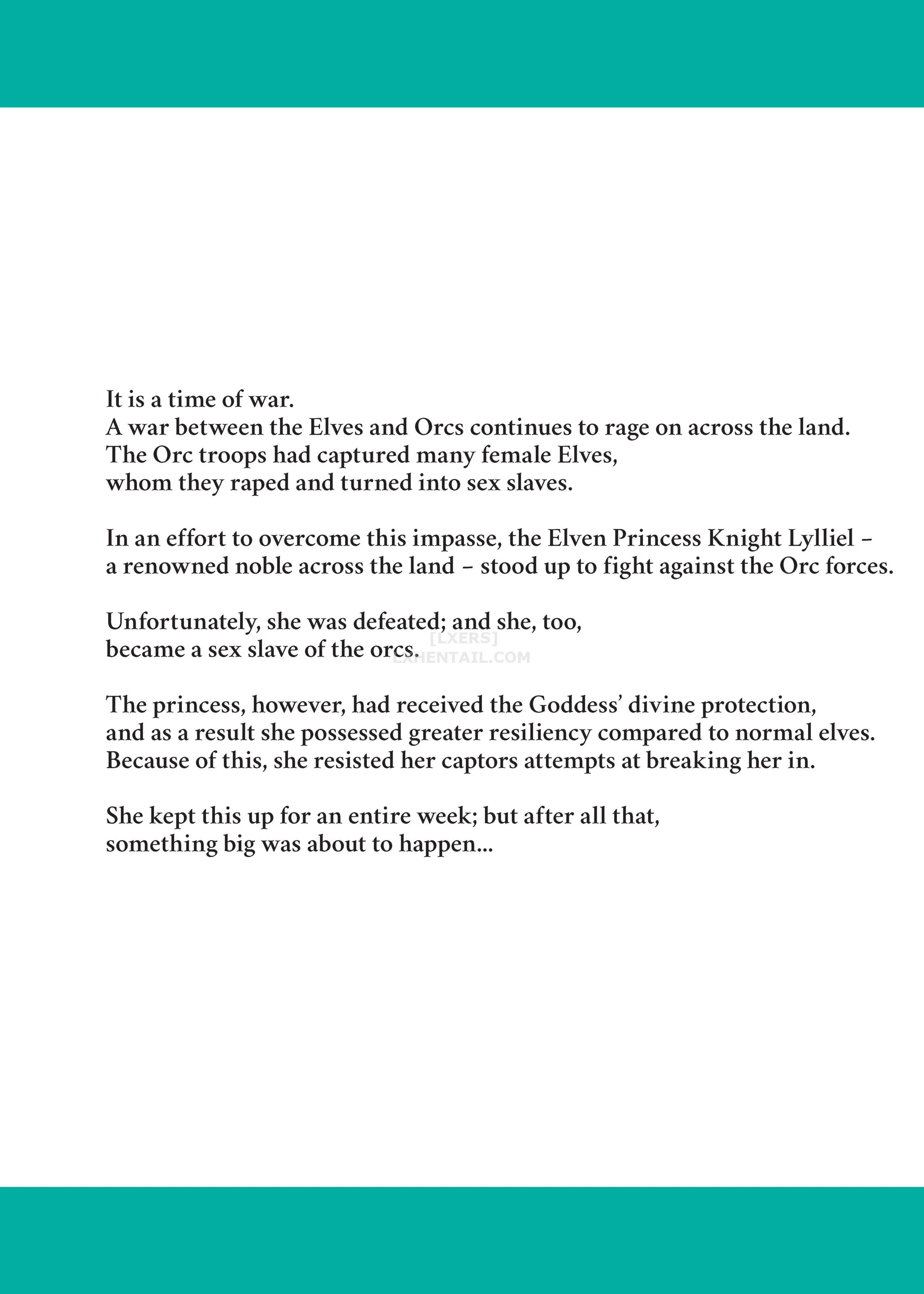 HentaiVN.net - Ảnh 4 - The Obstinate Elf Knight Princess VS The Orc's Ultimate Female Subjugation Squad - Chap 1