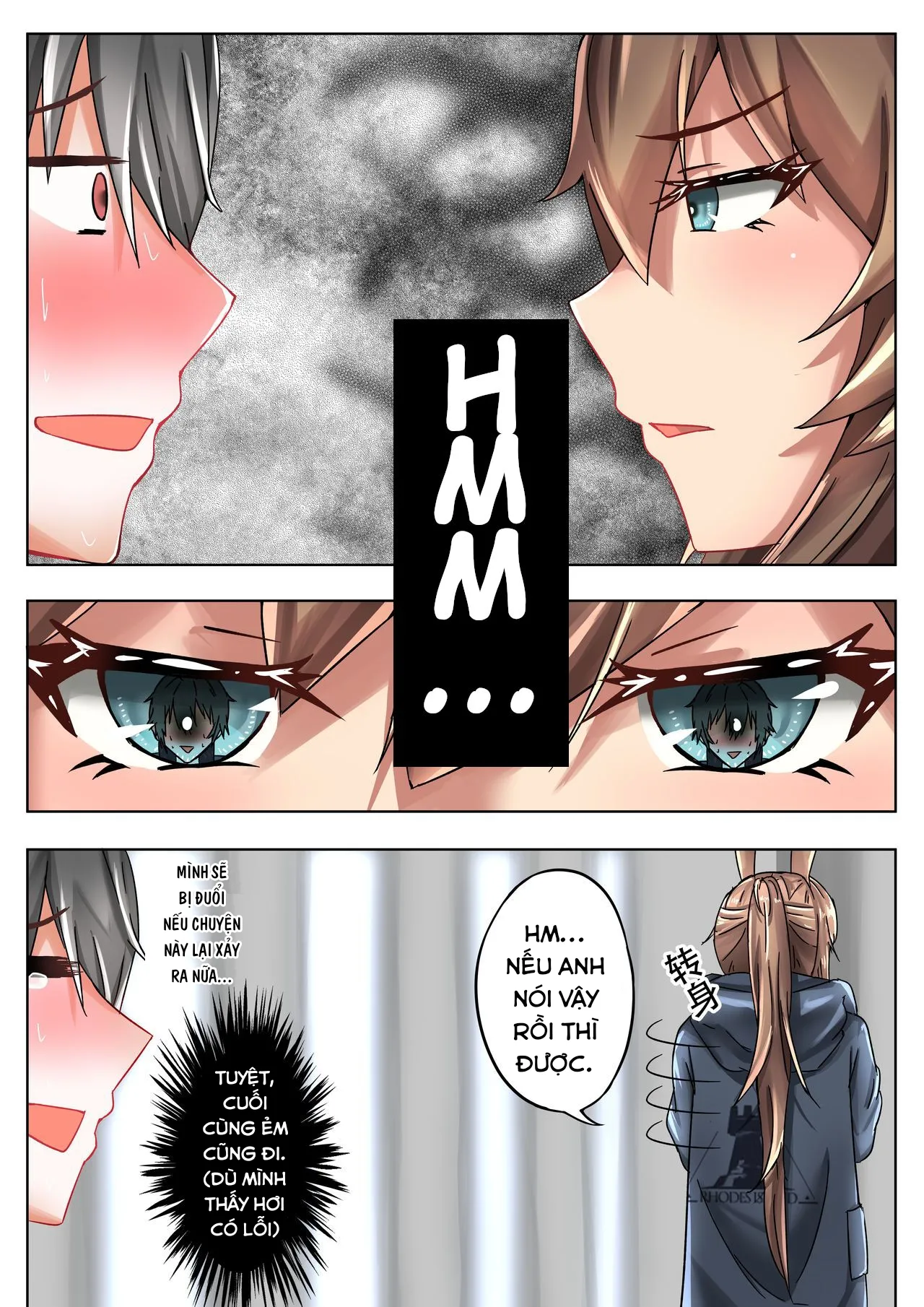 HentaiVN.net - Ảnh 14 - Cô gái ác quỷ ấy cũng là người tôi yêu. (Arknights) [The one who is evil is also the one you love] - Chap 1