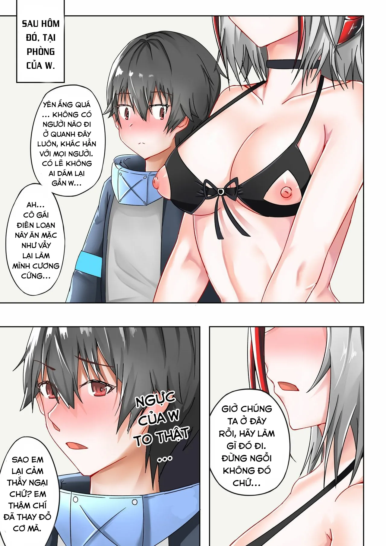 HentaiVN.net - Ảnh 17 - Cô gái ác quỷ ấy cũng là người tôi yêu. (Arknights) [The one who is evil is also the one you love] - Chap 1