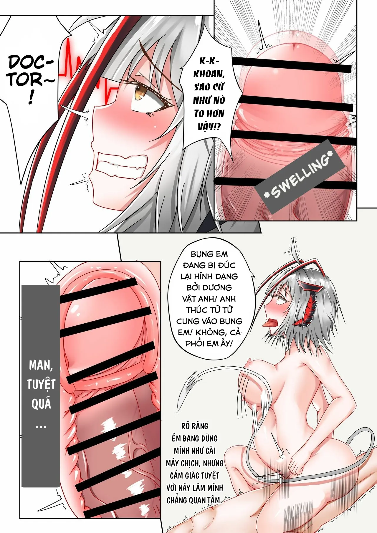 HentaiVN.net - Ảnh 26 - Cô gái ác quỷ ấy cũng là người tôi yêu. (Arknights) [The one who is evil is also the one you love] - Chap 1