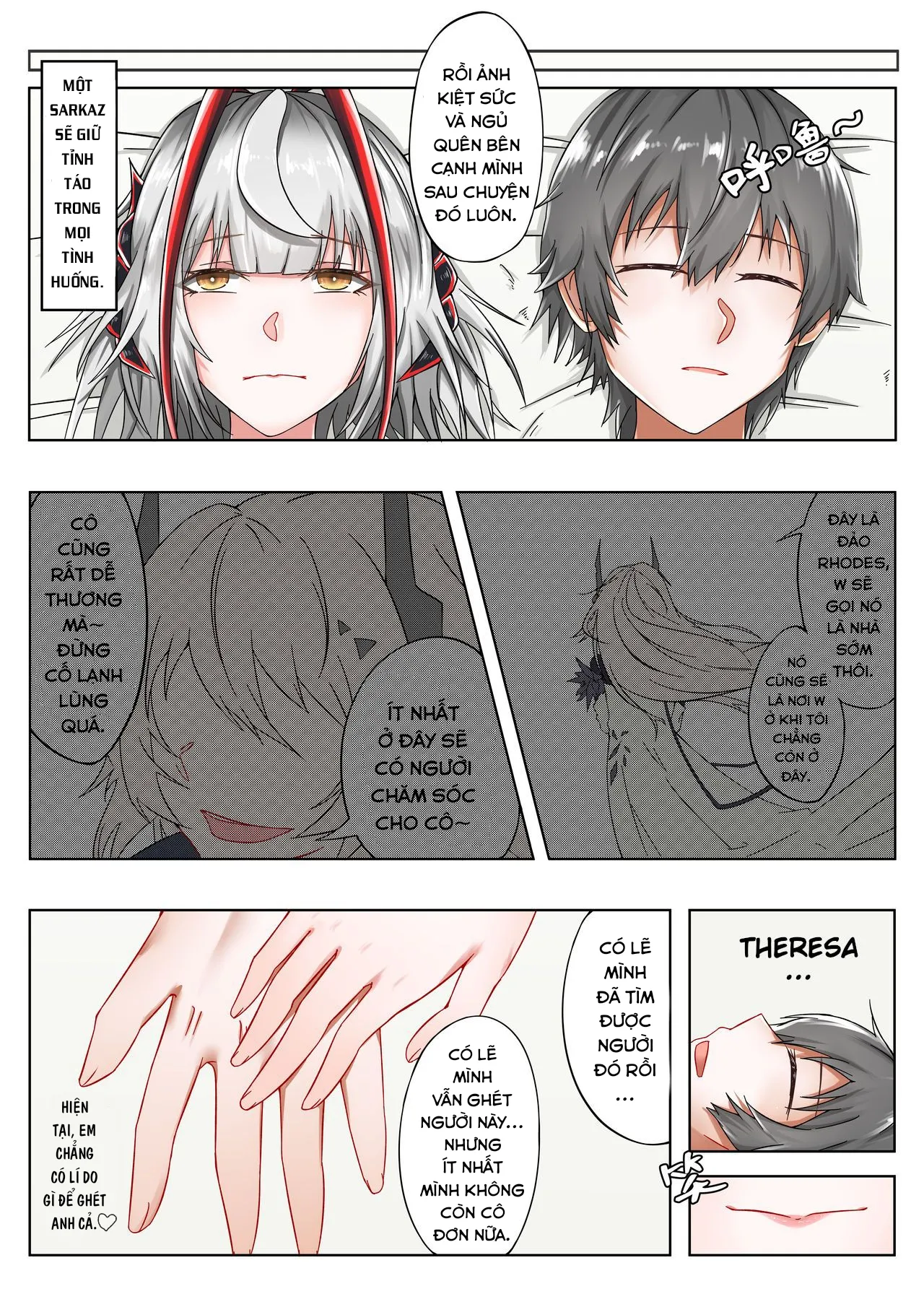 HentaiVN.net - Ảnh 30 - Cô gái ác quỷ ấy cũng là người tôi yêu. (Arknights) [The one who is evil is also the one you love] - Chap 1