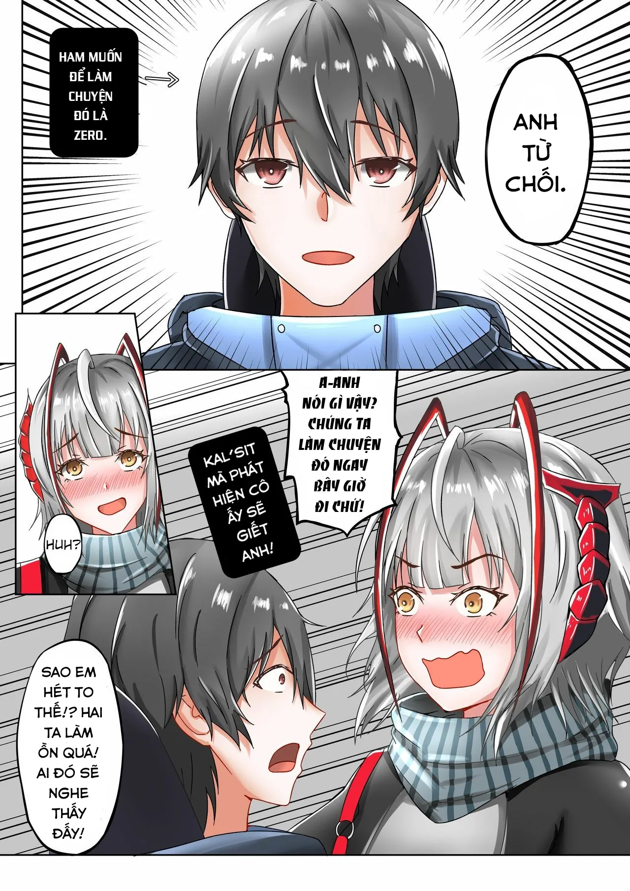 HentaiVN.net - Ảnh 9 - Cô gái ác quỷ ấy cũng là người tôi yêu. (Arknights) [The one who is evil is also the one you love] - Chap 1