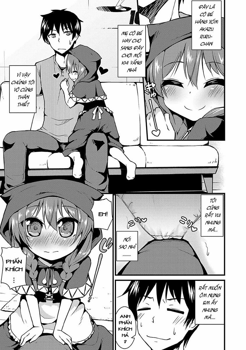 HentaiVN.net - Ảnh 4 - [Loli] Cô bé quàng khăn đỏ [Aka no Yuuwaku] - Chap 1