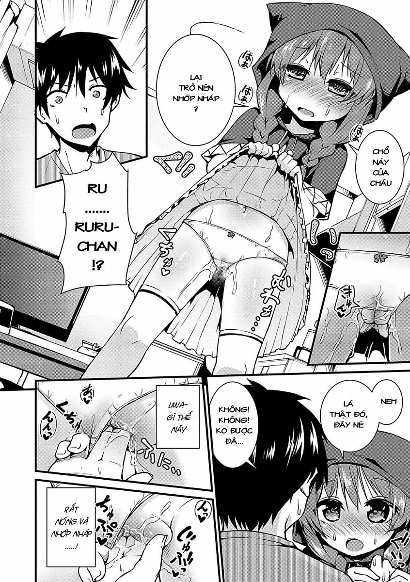 HentaiVN.net - Ảnh 9 - [Loli] Cô bé quàng khăn đỏ [Aka no Yuuwaku] - Chap 1