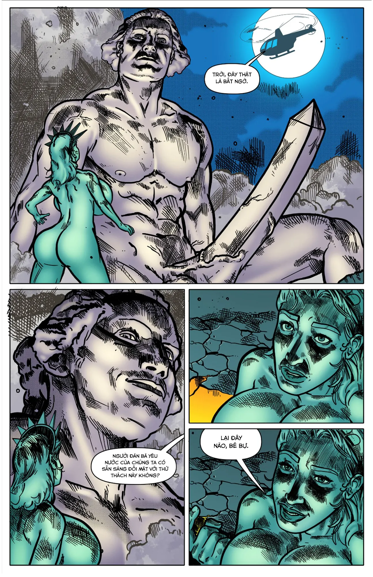 HentaiVN.net - Ảnh 12 - Stars and Stripes - Chap 1