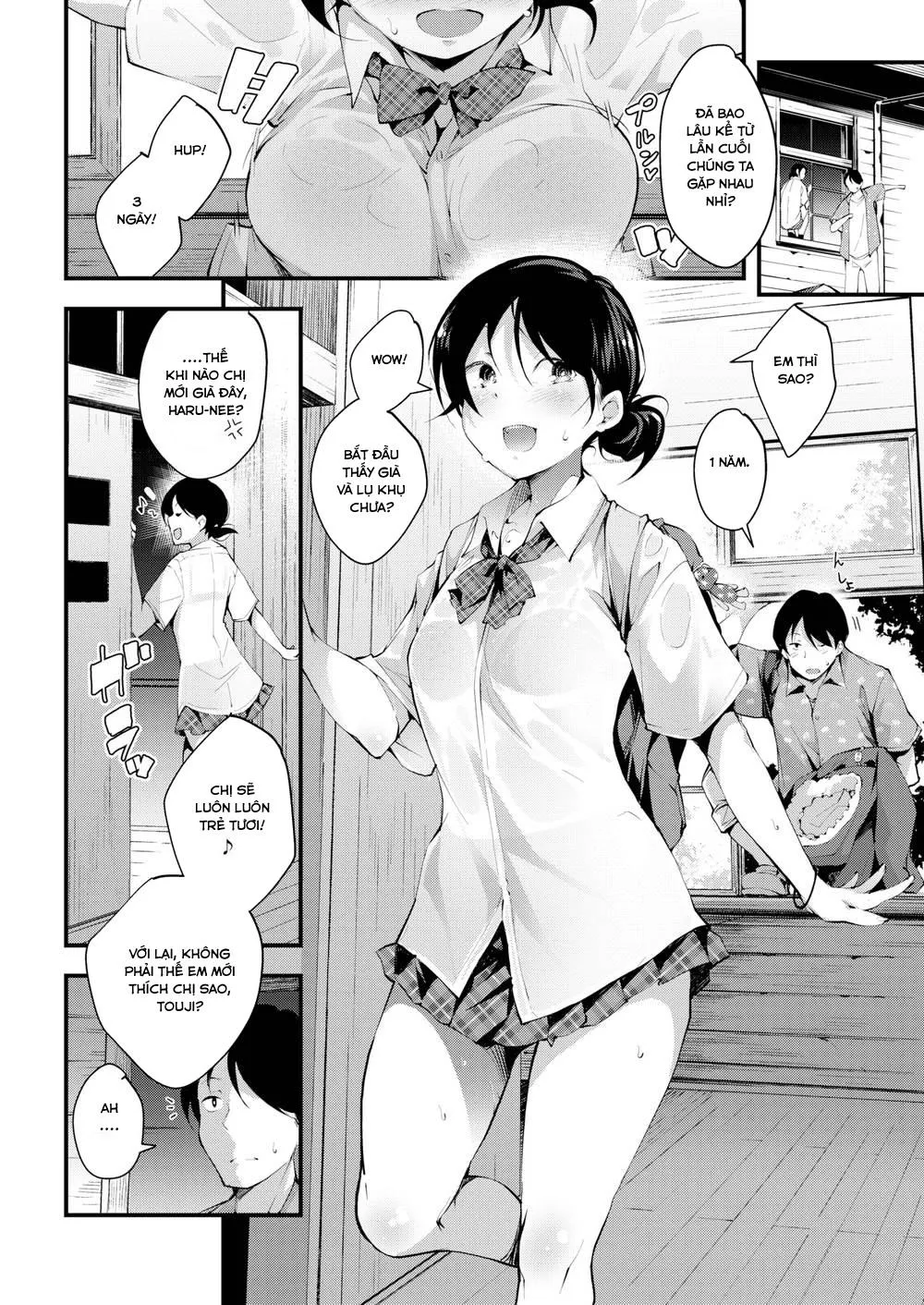 HentaiVN.net - Ảnh 7 - Mùa hè năm ấy [Haruka's Garden; Khu vườn của Haruka] - Chap 1