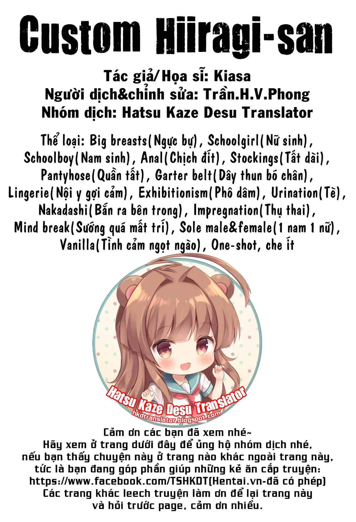 HentaiVN.net - Ảnh 25 - Custom Hiiragi-san - Chap 1