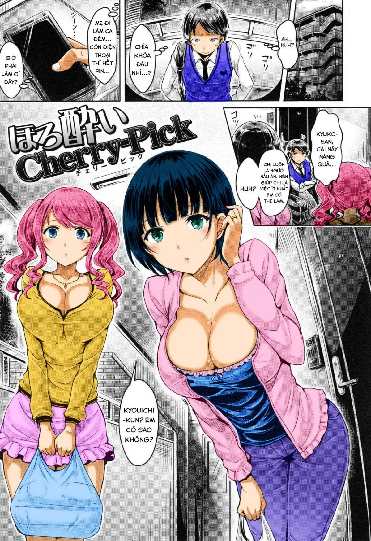 HentaiVN.net - Ảnh 3 - Horoyoi Cherry-Pick [Tipsy Cherry Pick] - Chap 1