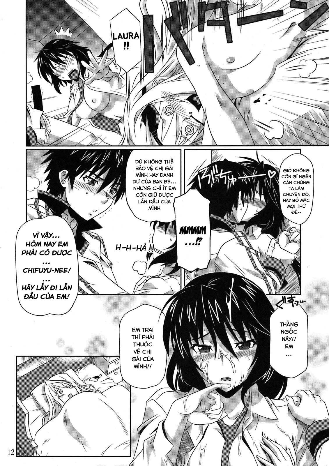 HentaiVN.net - Ảnh 11 - Incest Strategy (Infinite Stratos) - Chap 1