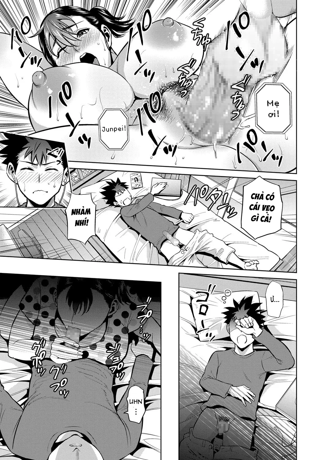 HentaiVN.net - Ảnh 10 - The Day I Had a Wet Dream About Mother - Chap 1