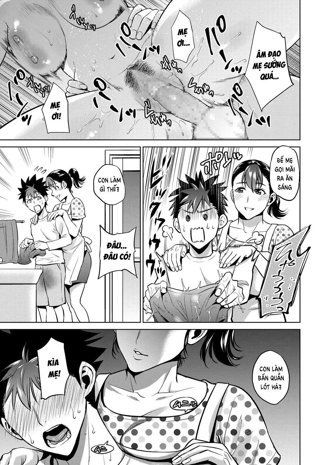 HentaiVN.net - Ảnh 4 - The Day I Had a Wet Dream About Mother - Chap 1