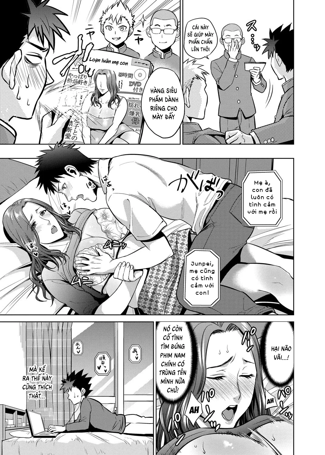 HentaiVN.net - Ảnh 8 - The Day I Had a Wet Dream About Mother - Chap 1