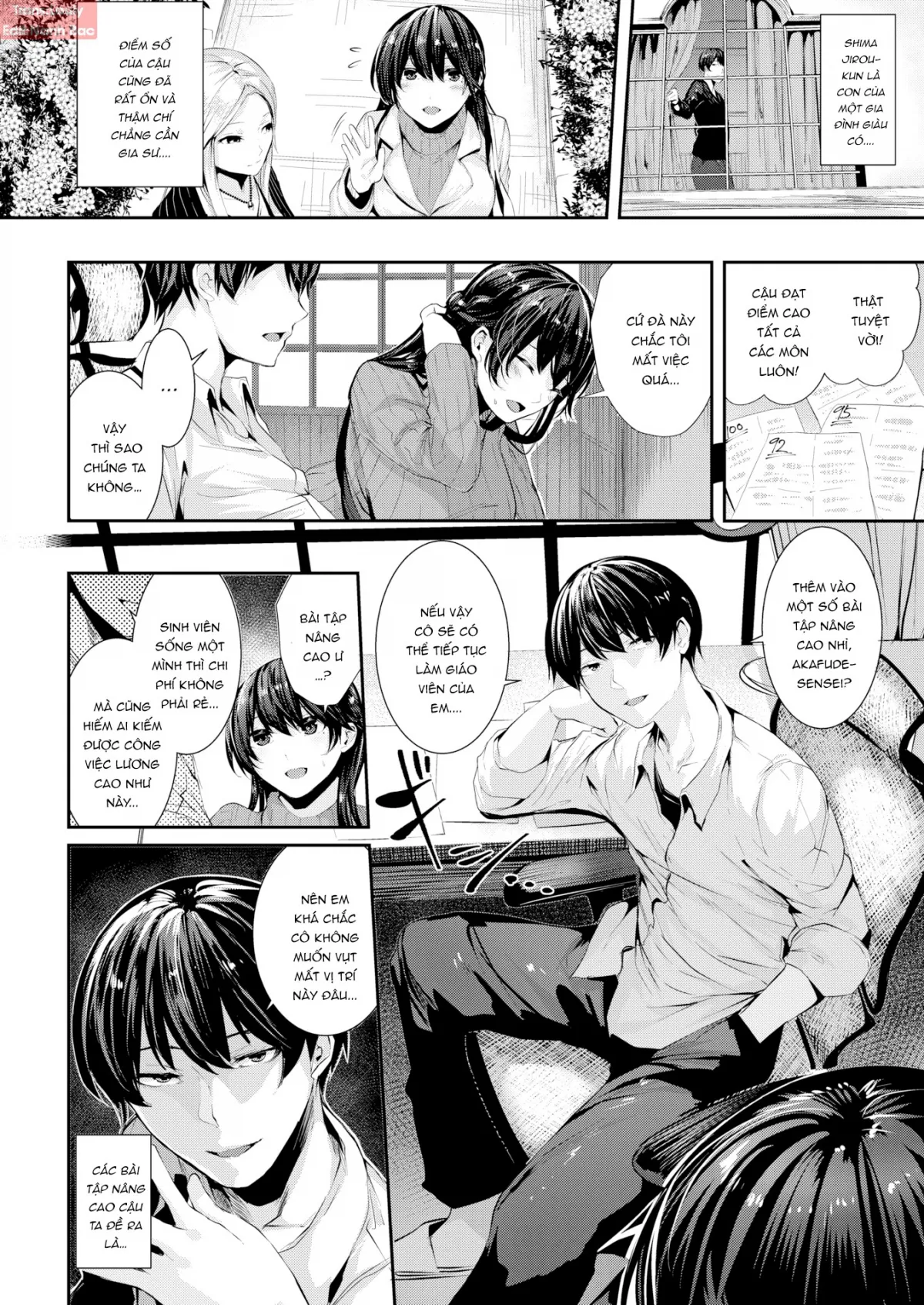 HentaiVN.net - Ảnh 3 - Challenge Yourself, Tit Student! - Chap 1