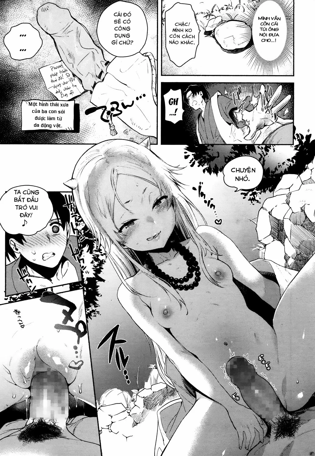 HentaiVN.net - Ảnh 13 - Sự tích Lão Bà Loli [Chương Diệt Qủy] [Nihon Lolibabaa Banashi ~Oni Taiji Hen~; 日本ロリババア話～鬼退治編 (永遠娘 参)] - Chap 1