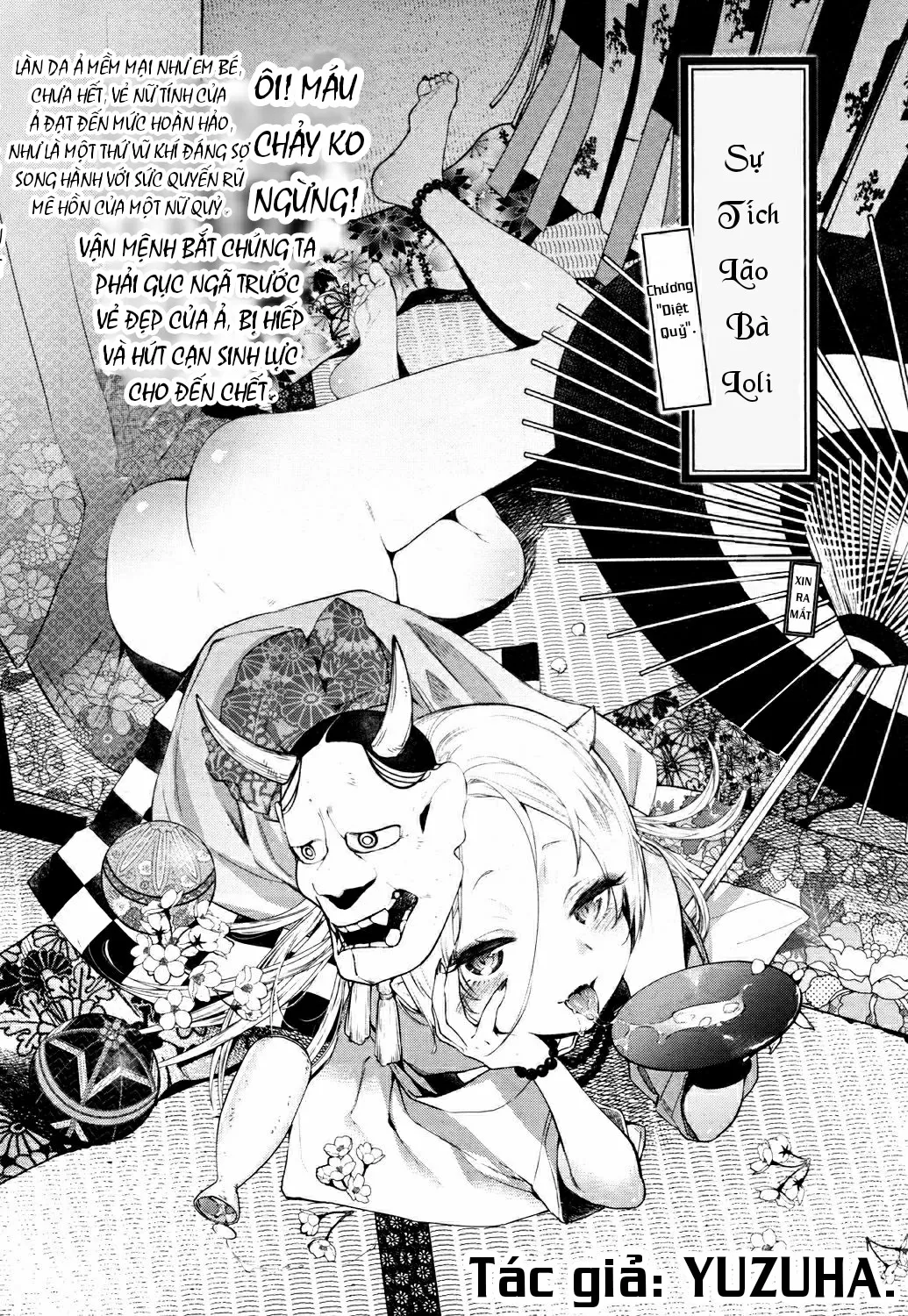 HentaiVN.net - Ảnh 4 - Sự tích Lão Bà Loli [Chương Diệt Qủy] [Nihon Lolibabaa Banashi ~Oni Taiji Hen~; 日本ロリババア話～鬼退治編 (永遠娘 参)] - Chap 1
